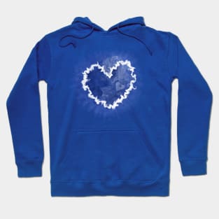 Tie dye heart Hoodie